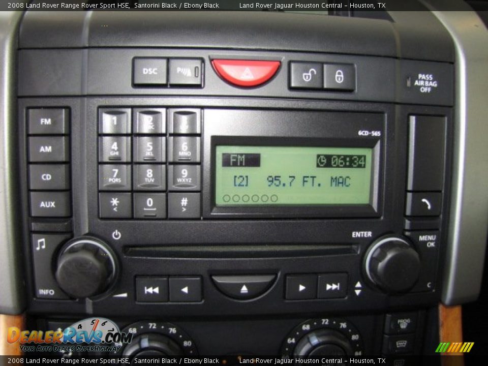 2008 Land Rover Range Rover Sport HSE Santorini Black / Ebony Black Photo #19