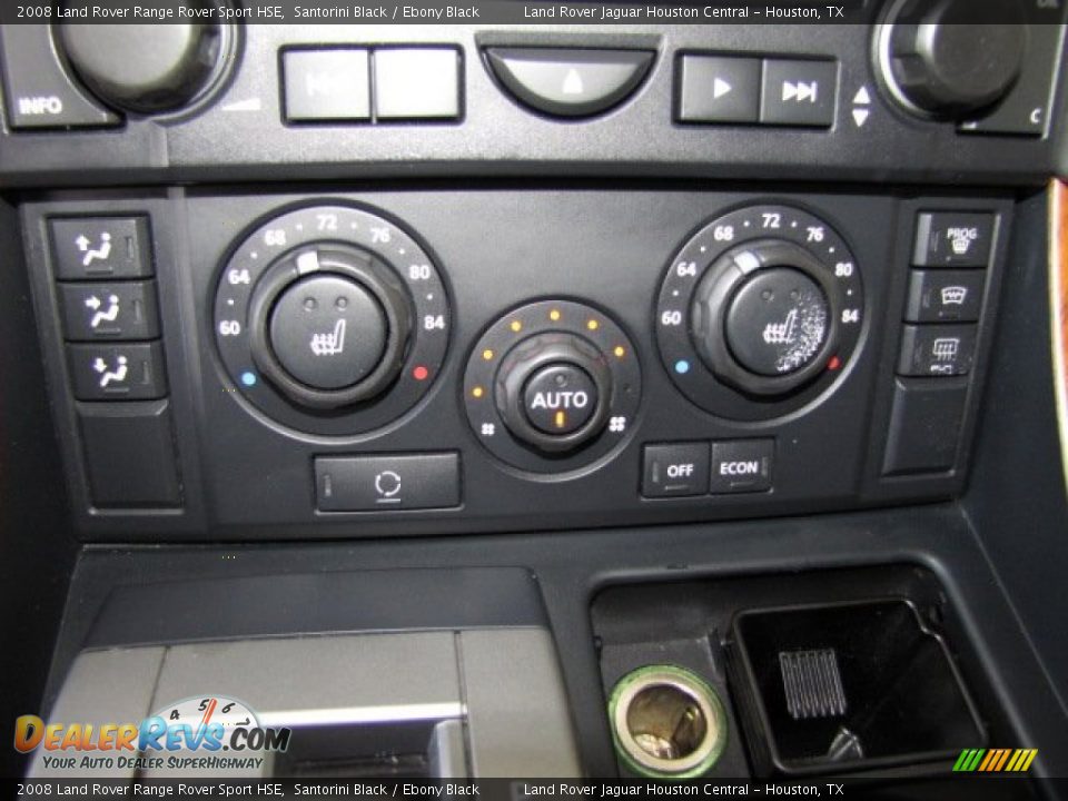 2008 Land Rover Range Rover Sport HSE Santorini Black / Ebony Black Photo #20