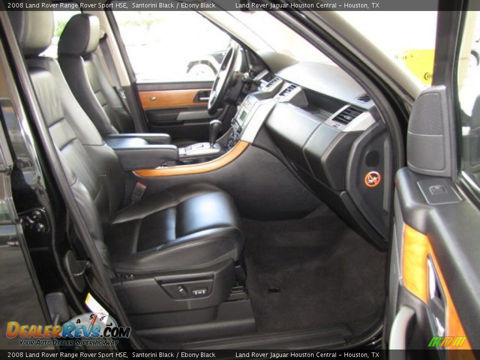 2008 Land Rover Range Rover Sport HSE Santorini Black / Ebony Black Photo #21