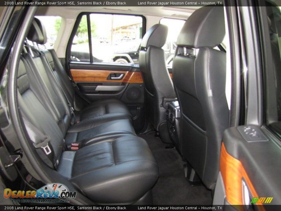 2008 Land Rover Range Rover Sport HSE Santorini Black / Ebony Black Photo #23