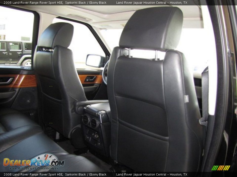 2008 Land Rover Range Rover Sport HSE Santorini Black / Ebony Black Photo #24