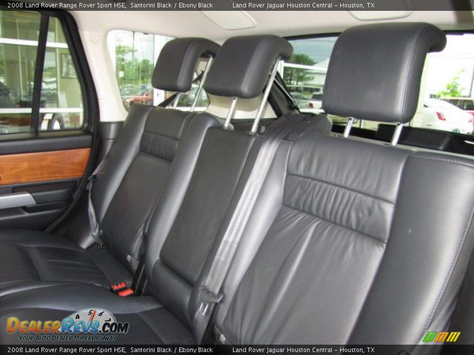 2008 Land Rover Range Rover Sport HSE Santorini Black / Ebony Black Photo #27