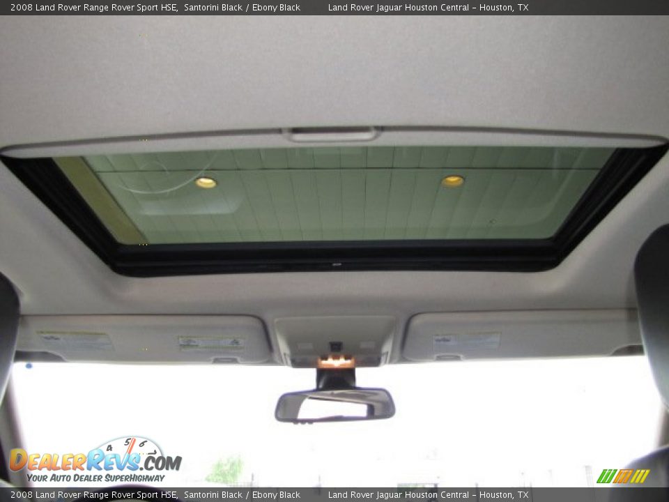 2008 Land Rover Range Rover Sport HSE Santorini Black / Ebony Black Photo #30