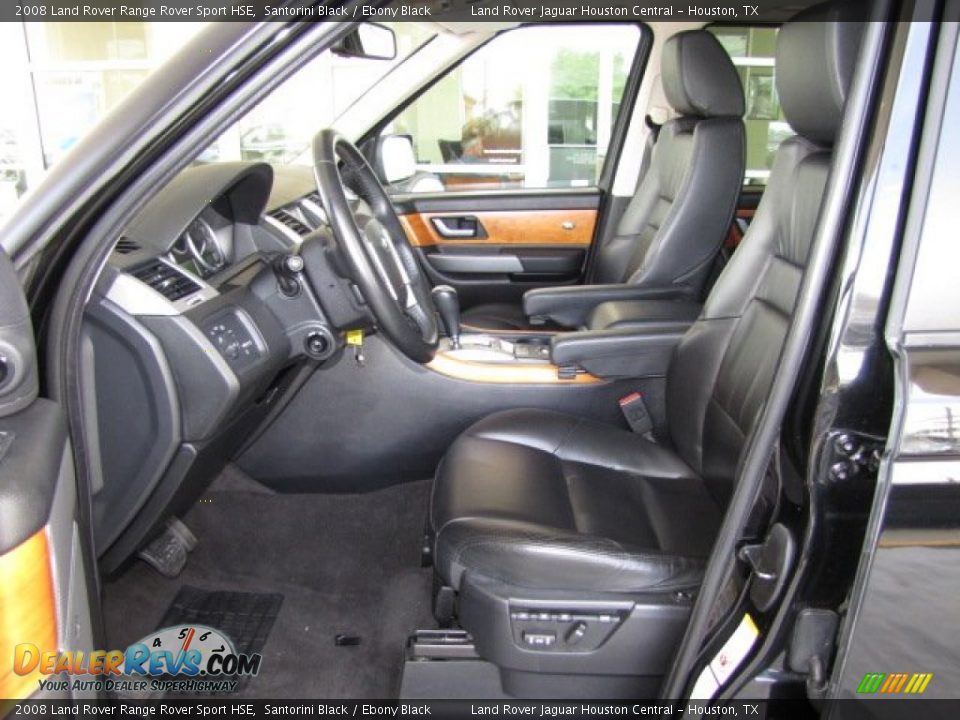 2008 Land Rover Range Rover Sport HSE Santorini Black / Ebony Black Photo #32