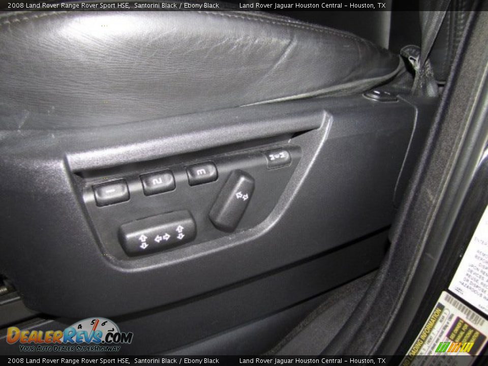 2008 Land Rover Range Rover Sport HSE Santorini Black / Ebony Black Photo #33