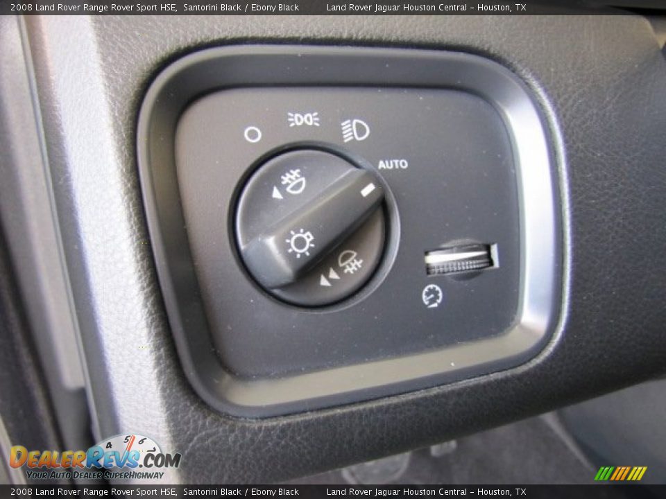 2008 Land Rover Range Rover Sport HSE Santorini Black / Ebony Black Photo #34