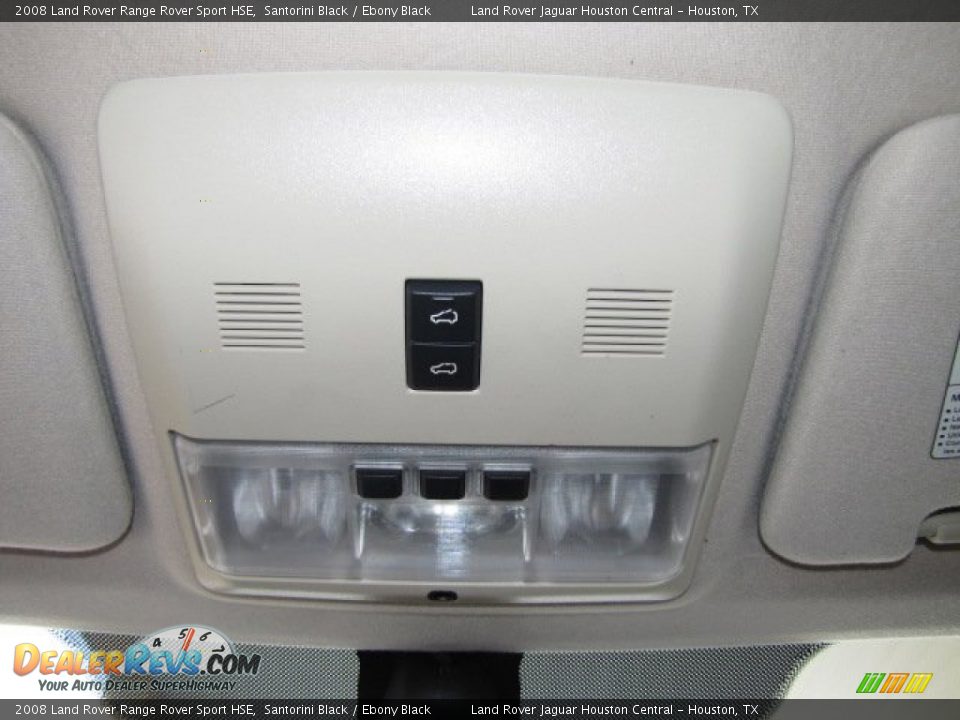 2008 Land Rover Range Rover Sport HSE Santorini Black / Ebony Black Photo #35