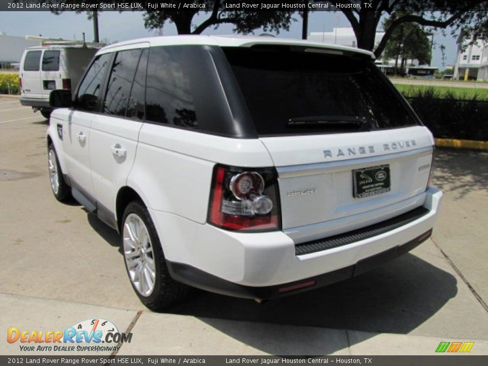 2012 Land Rover Range Rover Sport HSE LUX Fuji White / Arabica Photo #8