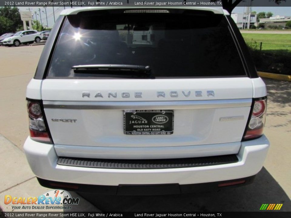 2012 Land Rover Range Rover Sport HSE LUX Fuji White / Arabica Photo #9