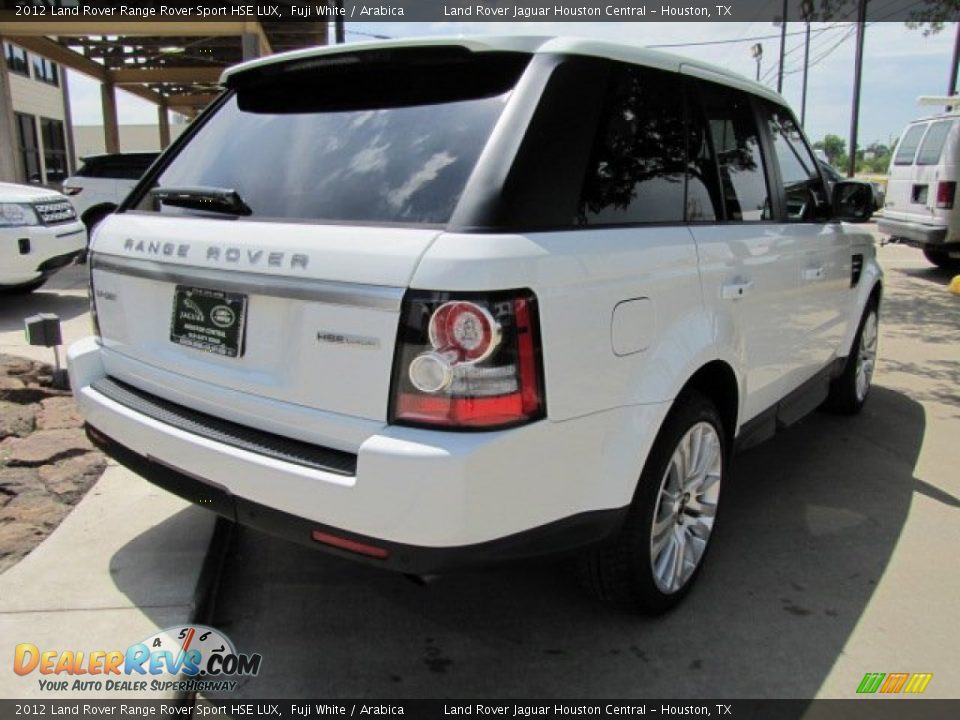 2012 Land Rover Range Rover Sport HSE LUX Fuji White / Arabica Photo #10