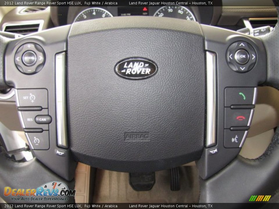 2012 Land Rover Range Rover Sport HSE LUX Fuji White / Arabica Photo #28
