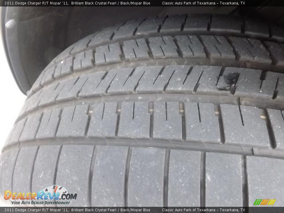 2011 Dodge Charger R/T Mopar '11 Brilliant Black Crystal Pearl / Black/Mopar Blue Photo #16