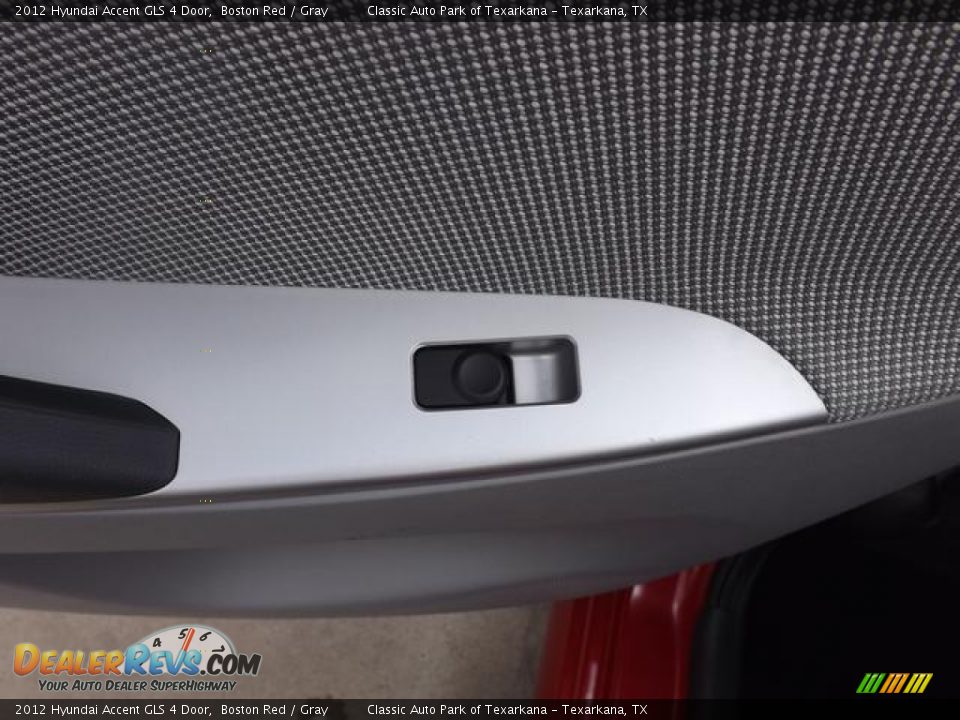 2012 Hyundai Accent GLS 4 Door Boston Red / Gray Photo #29