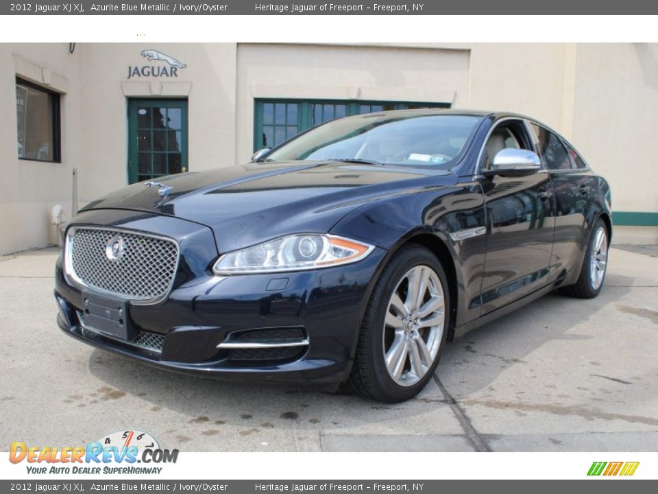 2012 Jaguar XJ XJ Azurite Blue Metallic / Ivory/Oyster Photo #1