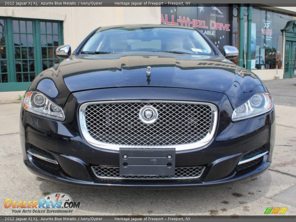 2012 Jaguar XJ XJ Azurite Blue Metallic / Ivory/Oyster Photo #2