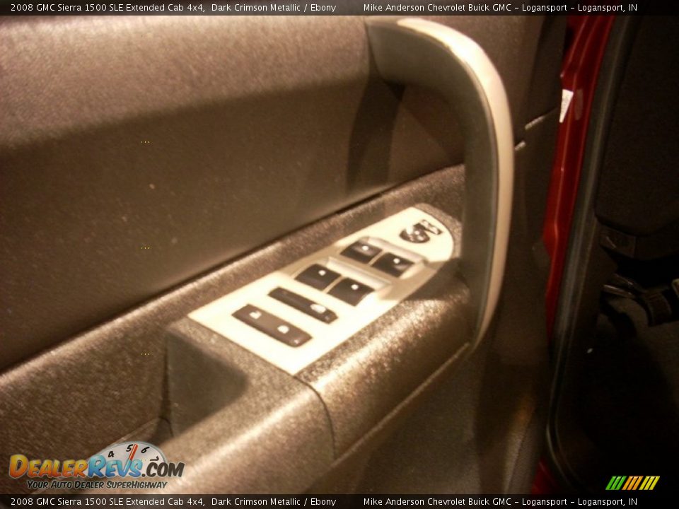 2008 GMC Sierra 1500 SLE Extended Cab 4x4 Dark Crimson Metallic / Ebony Photo #2