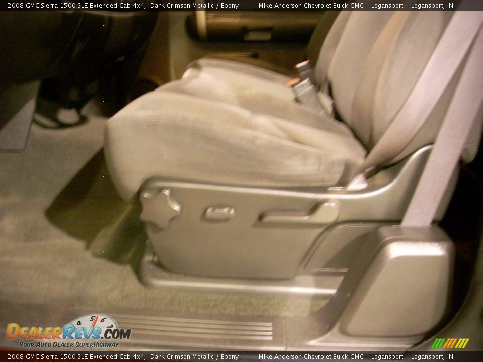 2008 GMC Sierra 1500 SLE Extended Cab 4x4 Dark Crimson Metallic / Ebony Photo #3