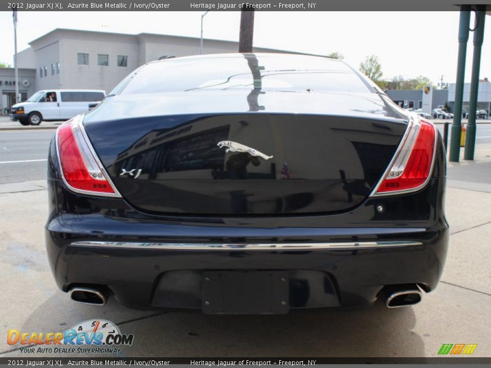 2012 Jaguar XJ XJ Azurite Blue Metallic / Ivory/Oyster Photo #5
