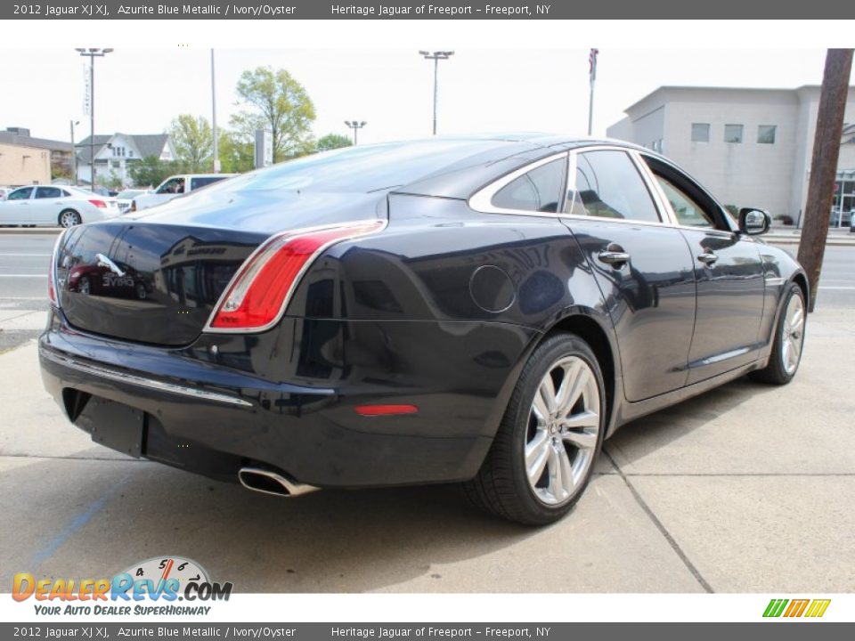 2012 Jaguar XJ XJ Azurite Blue Metallic / Ivory/Oyster Photo #6