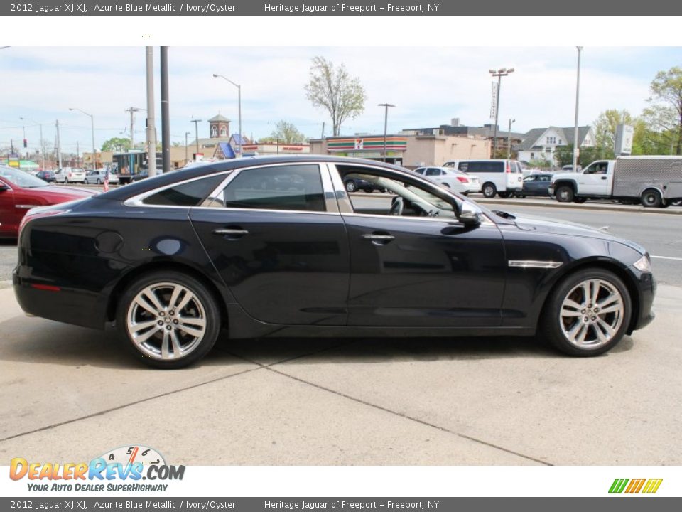 2012 Jaguar XJ XJ Azurite Blue Metallic / Ivory/Oyster Photo #7