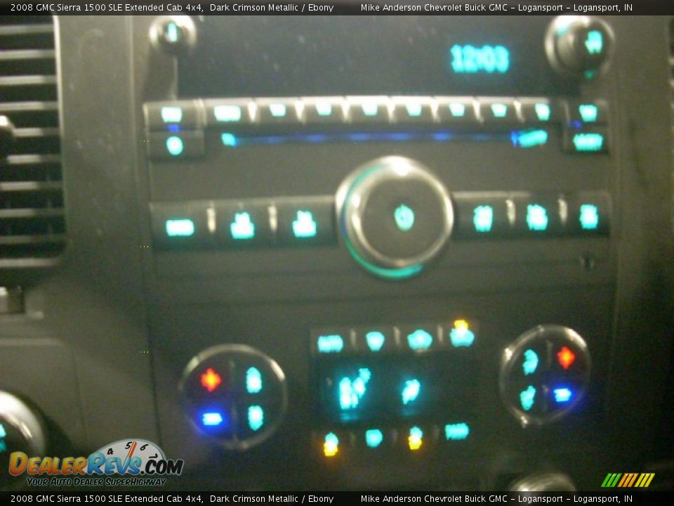 2008 GMC Sierra 1500 SLE Extended Cab 4x4 Dark Crimson Metallic / Ebony Photo #6