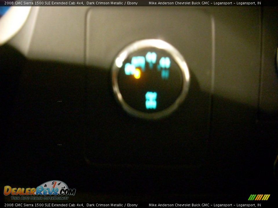 2008 GMC Sierra 1500 SLE Extended Cab 4x4 Dark Crimson Metallic / Ebony Photo #7