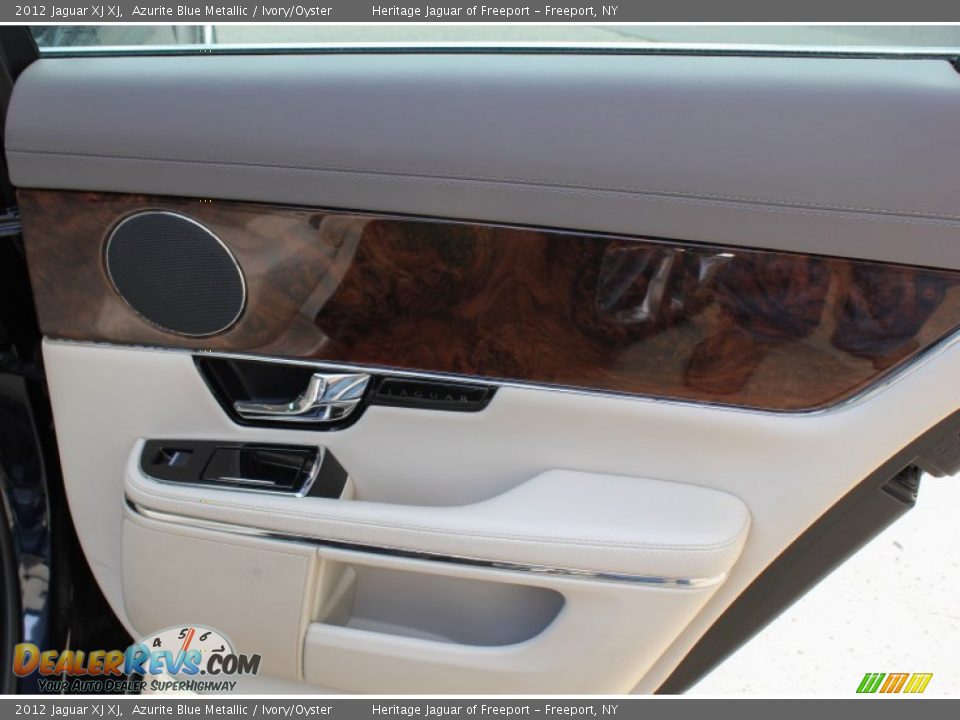 2012 Jaguar XJ XJ Azurite Blue Metallic / Ivory/Oyster Photo #13