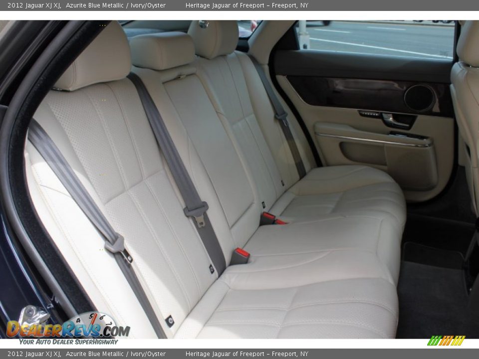 2012 Jaguar XJ XJ Azurite Blue Metallic / Ivory/Oyster Photo #14