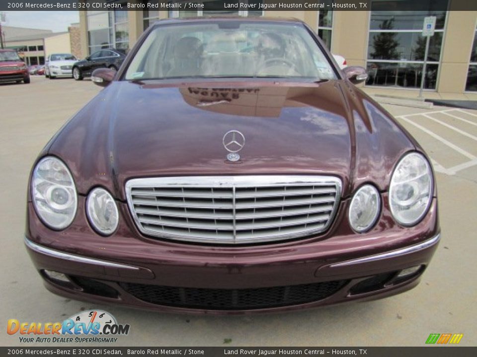 2006 Mercedes-Benz E 320 CDI Sedan Barolo Red Metallic / Stone Photo #6