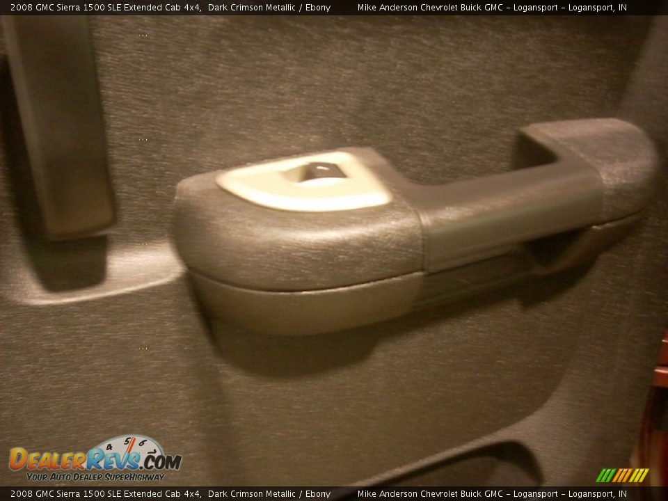 2008 GMC Sierra 1500 SLE Extended Cab 4x4 Dark Crimson Metallic / Ebony Photo #13