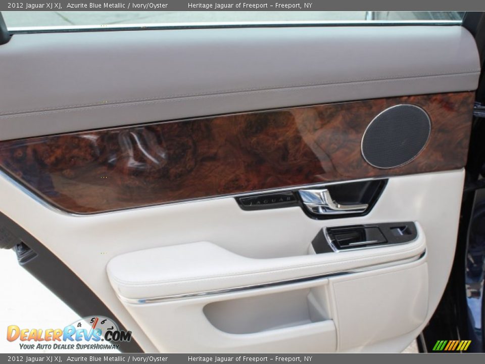 2012 Jaguar XJ XJ Azurite Blue Metallic / Ivory/Oyster Photo #16