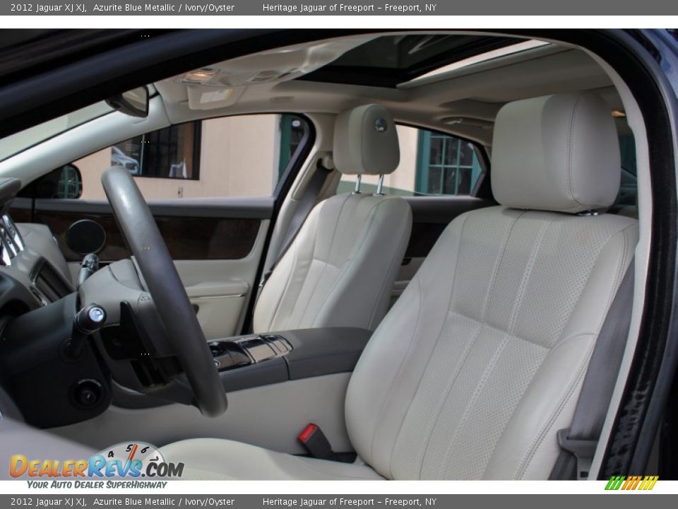 2012 Jaguar XJ XJ Azurite Blue Metallic / Ivory/Oyster Photo #20