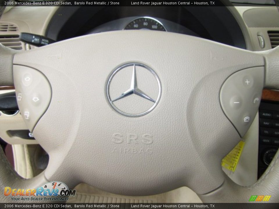 2006 Mercedes-Benz E 320 CDI Sedan Barolo Red Metallic / Stone Photo #14