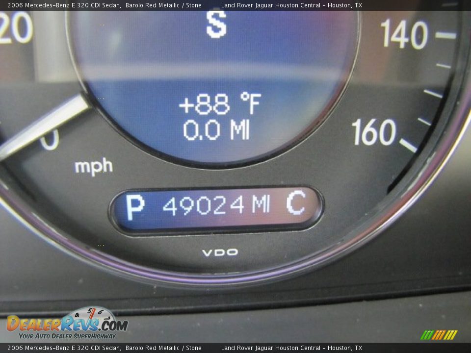 2006 Mercedes-Benz E 320 CDI Sedan Barolo Red Metallic / Stone Photo #16