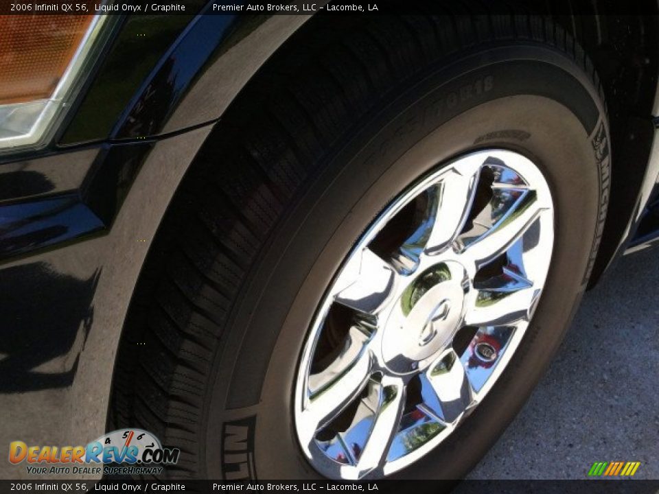 2006 Infiniti QX 56 Liquid Onyx / Graphite Photo #7