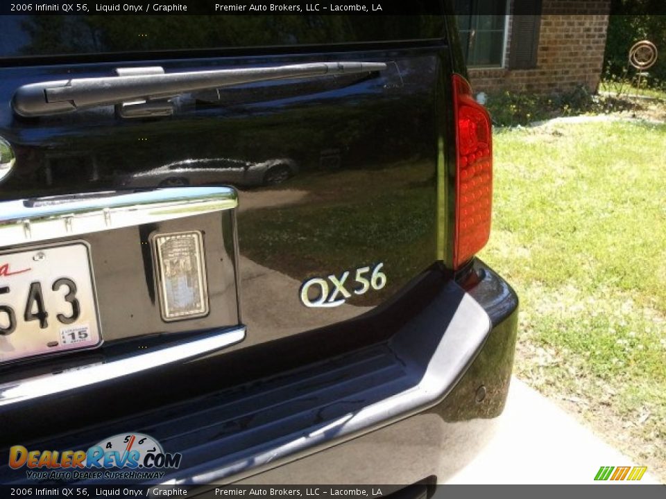 2006 Infiniti QX 56 Liquid Onyx / Graphite Photo #9