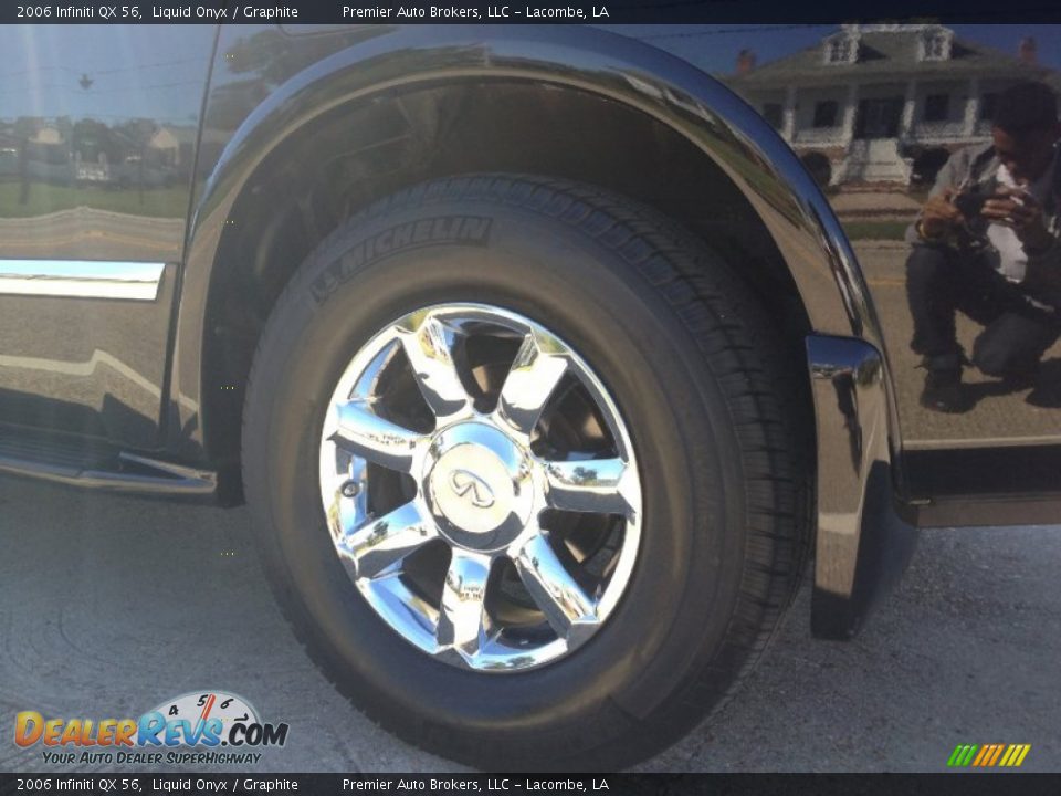 2006 Infiniti QX 56 Liquid Onyx / Graphite Photo #13