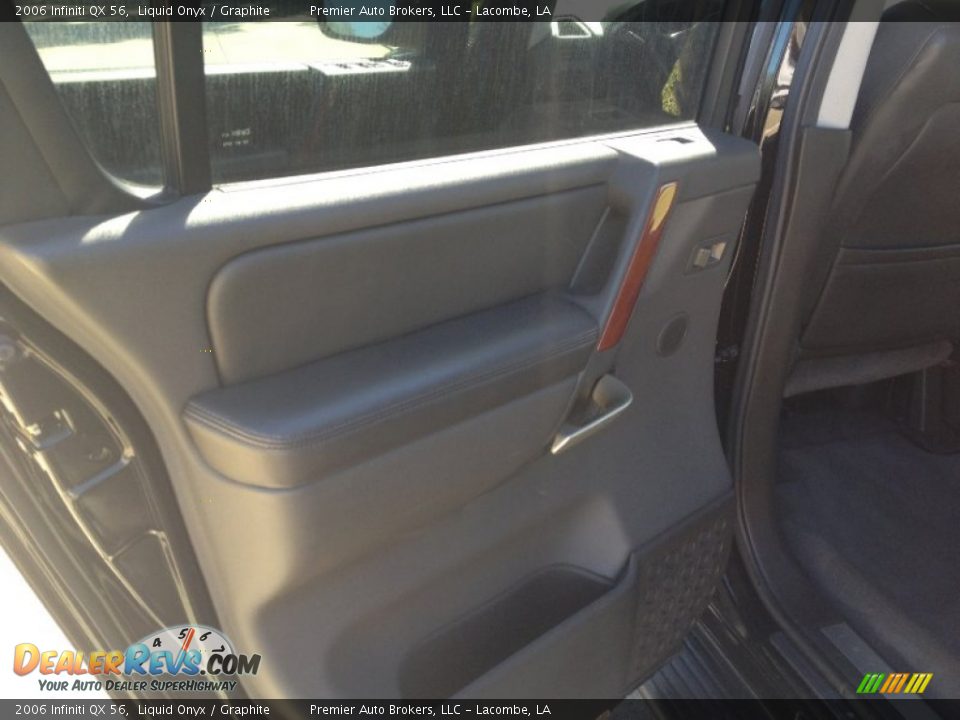 2006 Infiniti QX 56 Liquid Onyx / Graphite Photo #15