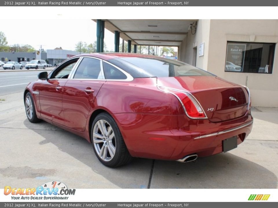 2012 Jaguar XJ XJ Italian Racing Red Metallic / Ivory/Oyster Photo #4
