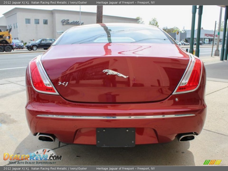 2012 Jaguar XJ XJ Italian Racing Red Metallic / Ivory/Oyster Photo #5