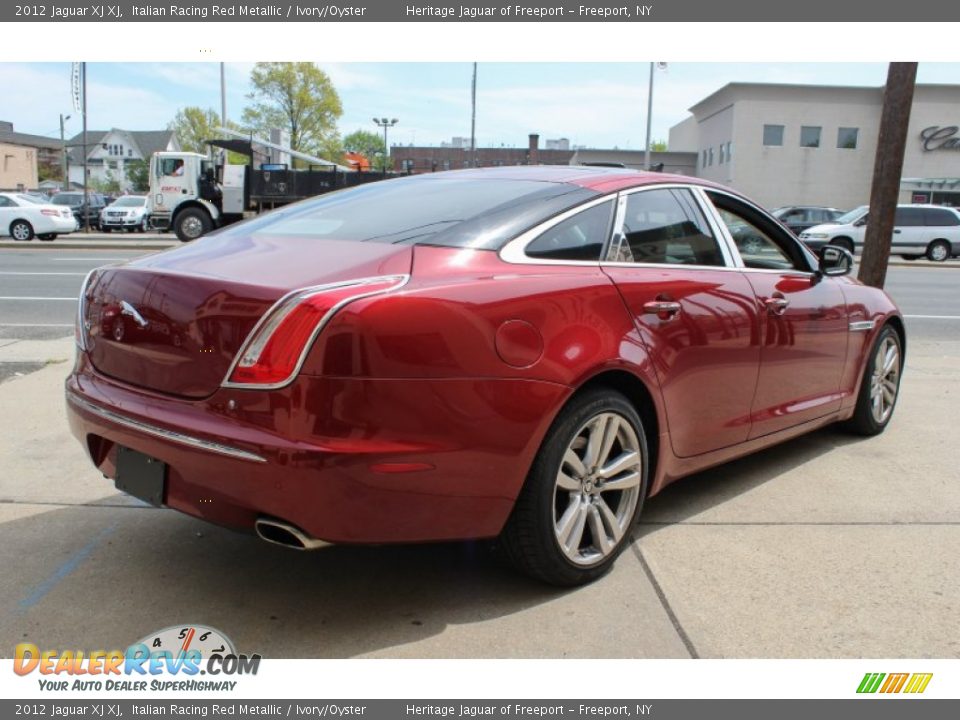 2012 Jaguar XJ XJ Italian Racing Red Metallic / Ivory/Oyster Photo #6