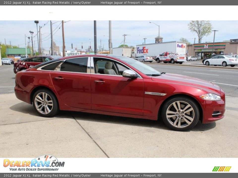 2012 Jaguar XJ XJ Italian Racing Red Metallic / Ivory/Oyster Photo #7