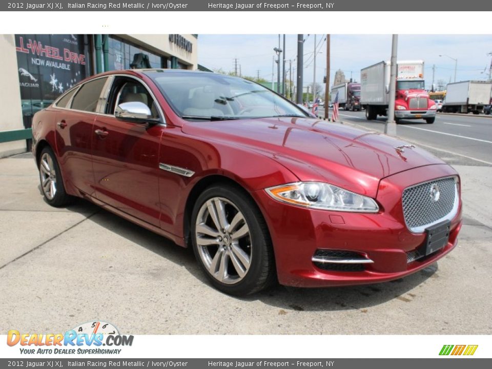 2012 Jaguar XJ XJ Italian Racing Red Metallic / Ivory/Oyster Photo #8