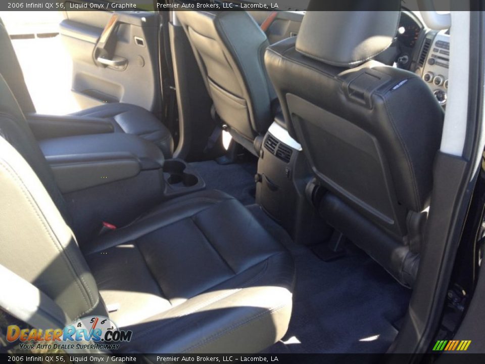 2006 Infiniti QX 56 Liquid Onyx / Graphite Photo #21