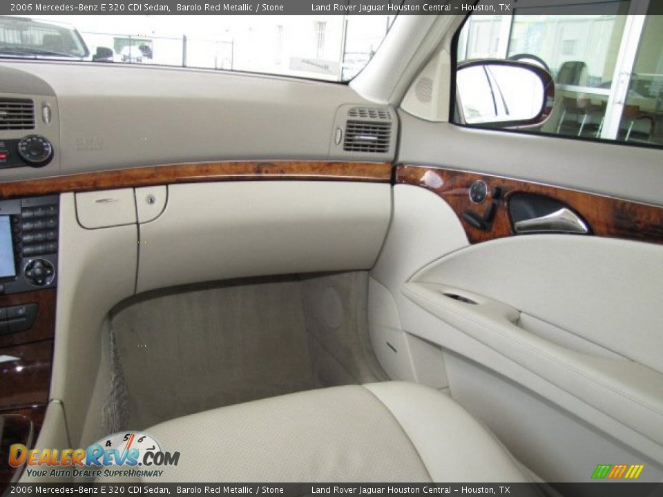 2006 Mercedes-Benz E 320 CDI Sedan Barolo Red Metallic / Stone Photo #30