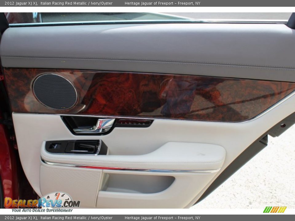 2012 Jaguar XJ XJ Italian Racing Red Metallic / Ivory/Oyster Photo #12