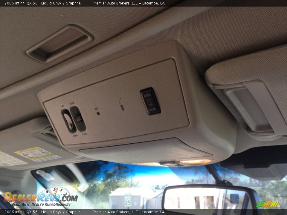 2006 Infiniti QX 56 Liquid Onyx / Graphite Photo #26