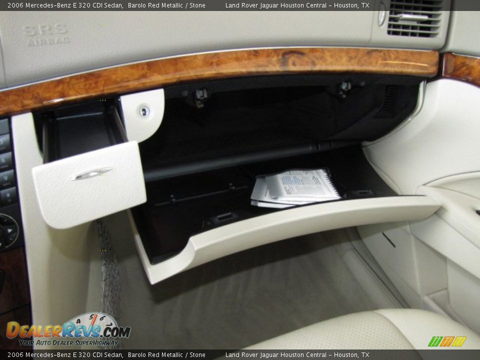 2006 Mercedes-Benz E 320 CDI Sedan Barolo Red Metallic / Stone Photo #36