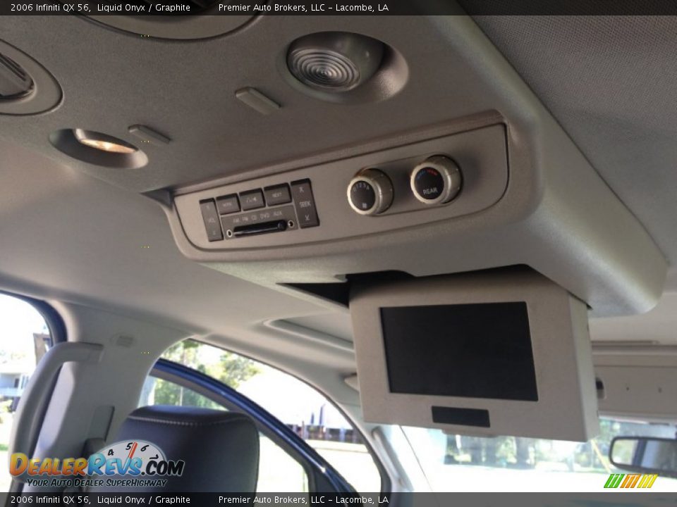 2006 Infiniti QX 56 Liquid Onyx / Graphite Photo #27