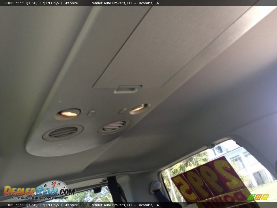 2006 Infiniti QX 56 Liquid Onyx / Graphite Photo #28